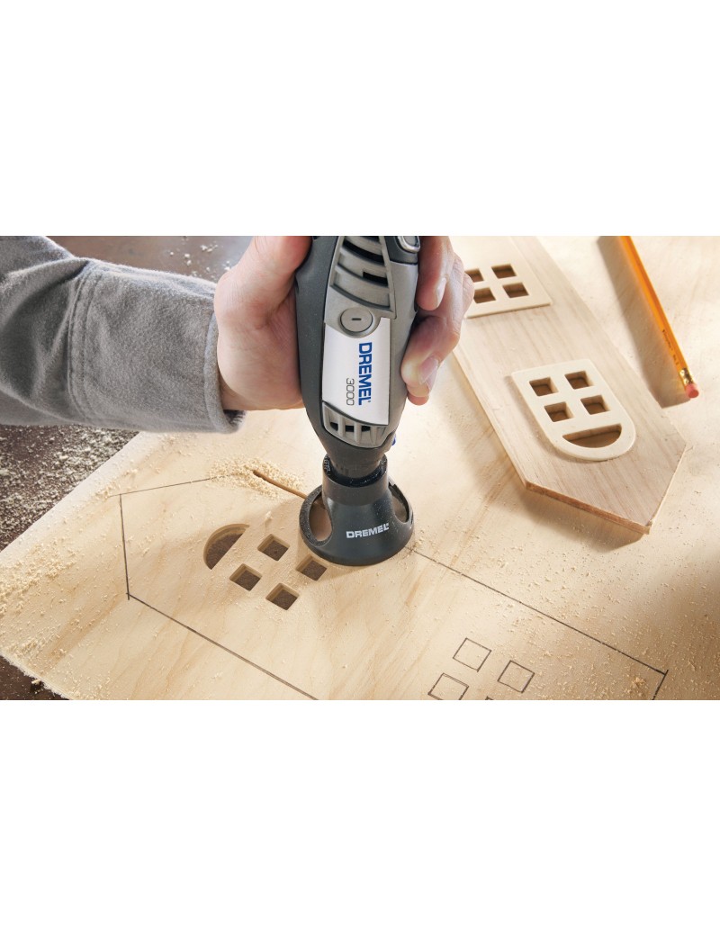 Dremel 565 Mehrzweck-Schneidset – Mit Führung & Bits Für Trockenbau, Holz, Kunststoff (bis 3/4 Zoll Tiefe)